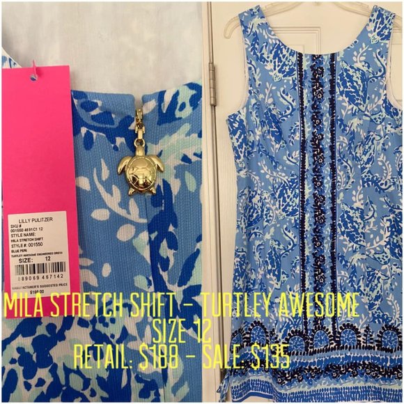 Lilly Pulitzer Mila Stretch Shift Dress - Picture 1 of 1